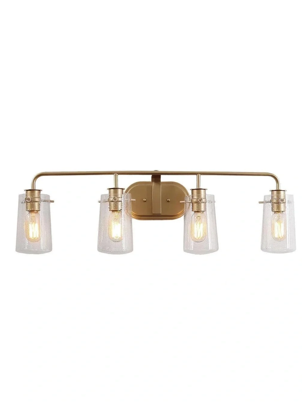 NIB Suntiny 4-Light Gold Bathroom Vanity Light SKU A03567